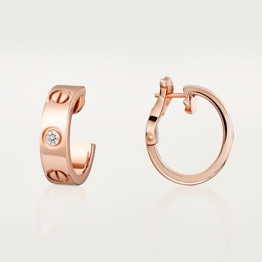 [Kaelin Vow] LOVE-OHRRINGE 5,7 MM 2 DIAMANTEN