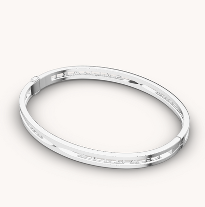 [Kaelin Vow]ZERO 1 SPIRAL LOGO SILVER BRACELET