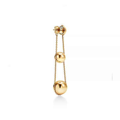 [Kaelin Vow]TRIPLE DROP GOLD EARRINGS