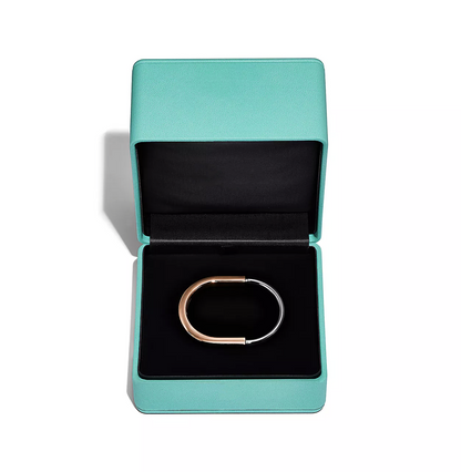 [Kaelin Vow]LOCK BRACELET ROSE AND WHITE GOLD