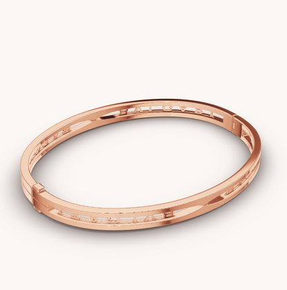 [Kaelin Vow]ZERO 1 SPIRAL LOGO PINK GOLD BRACELET