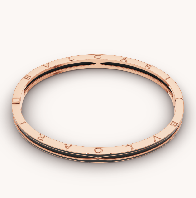 [Kaelin Vow]ZERO 1 PINK GOLD WITH MATTE BLACK CERAMIC BRACELET