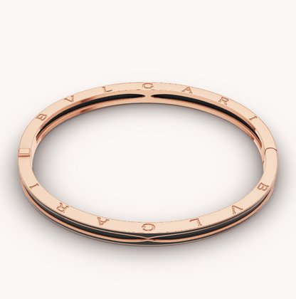 [Kaelin Vow]ZERO 1 PINK GOLD WITH MATTE BLACK CERAMIC BRACELET