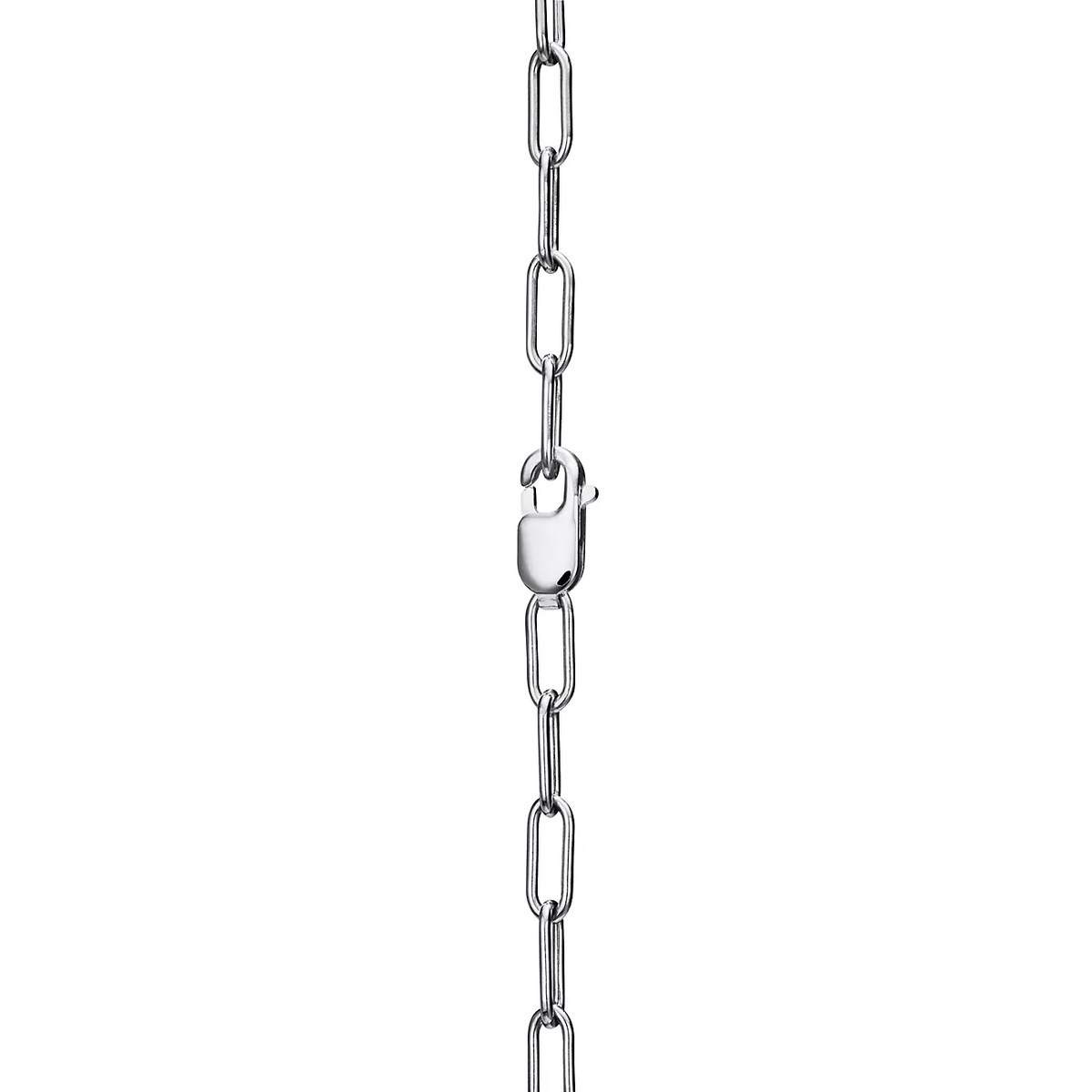 [Kaelin Vow]LOCK NECKLACE MEDIUM PENDANT SILVER PAVED DIAMONDS