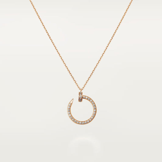 [Kaelin Vow]JUSTE HALSKETTE MIT DIAMANTBESATZ