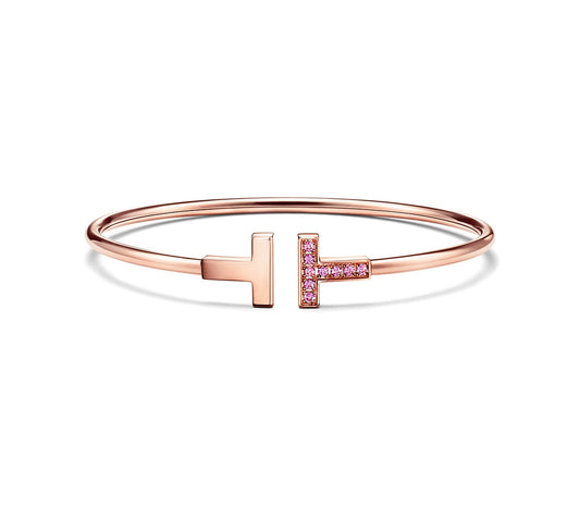 [Kaelin Vow]T ROSÉGOLD-ARMBAND MIT ROSÉ-DIAMANTEN
