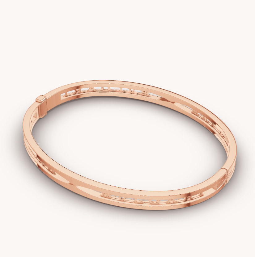 [Kaelin Vow]ZERO 1 SPIRAL LOGO PINK GOLD BRACELET