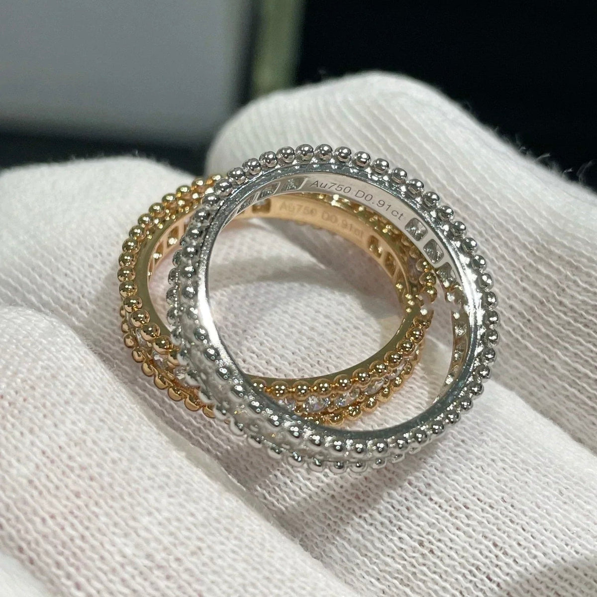 [Kaelin Vow]PERLEE DIAMOND ROSE GOLD RING