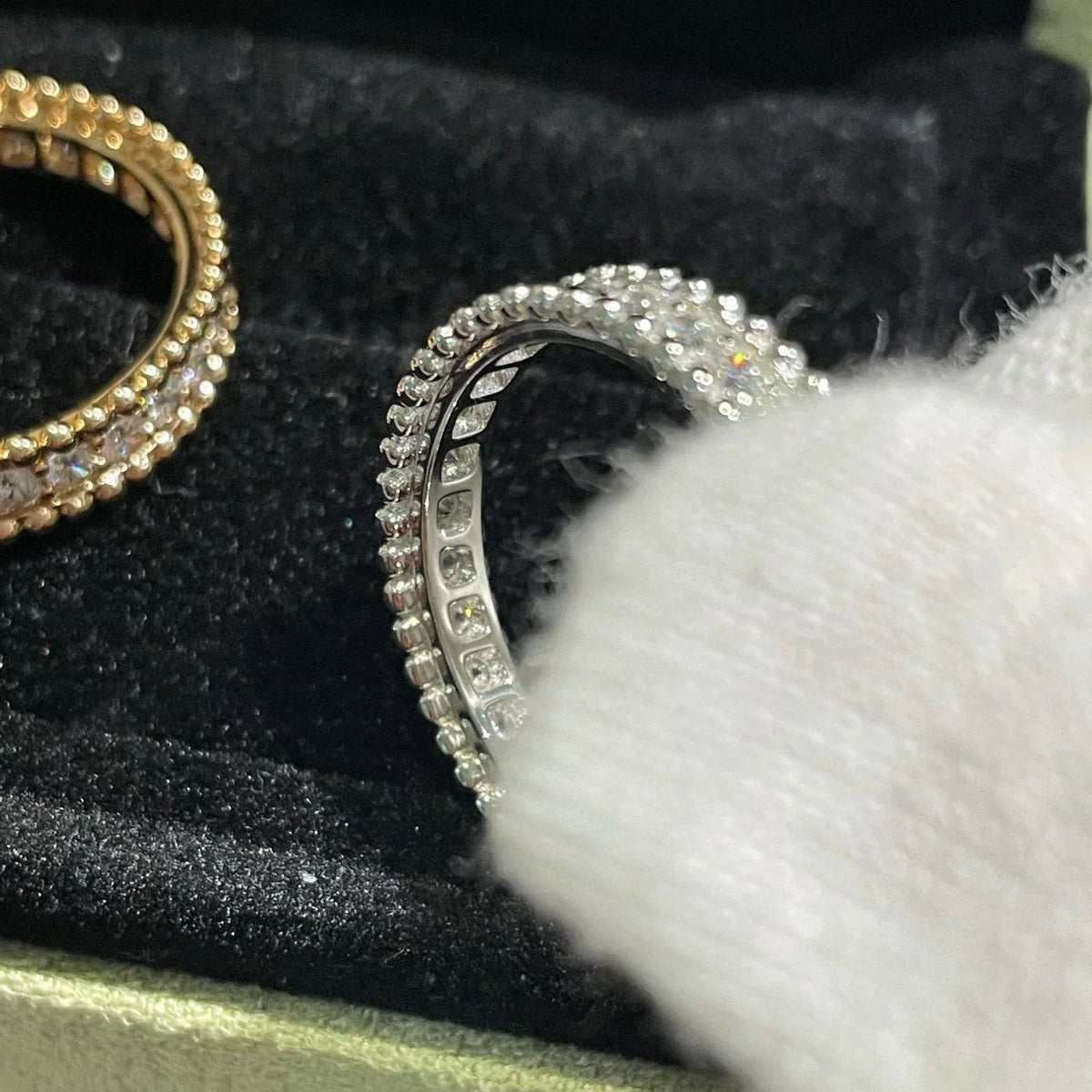 [Kaelin Vow]PERLEE DIAMOND ROSE GOLD RING