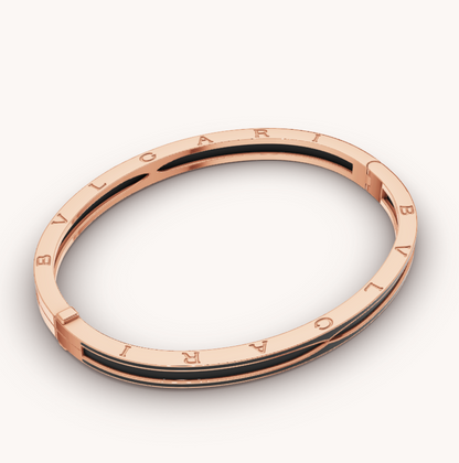 [Kaelin Vow]ZERO 1 PINK GOLD WITH MATTE BLACK CERAMIC BRACELET
