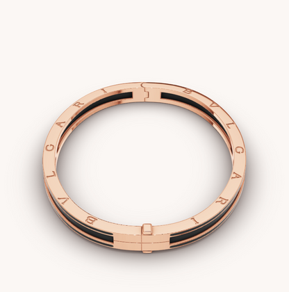 [Kaelin Vow]ZERO 1 PINK GOLD WITH MATTE BLACK CERAMIC BRACELET