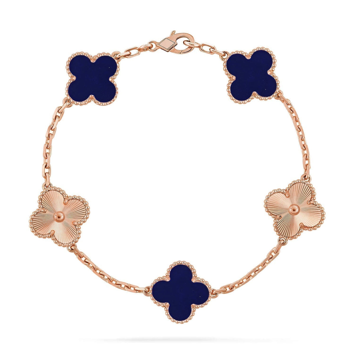 [Kaelin Vow]CLOVER 5 MOTIF LAPIS LAZULI BRACELET COLLECTION