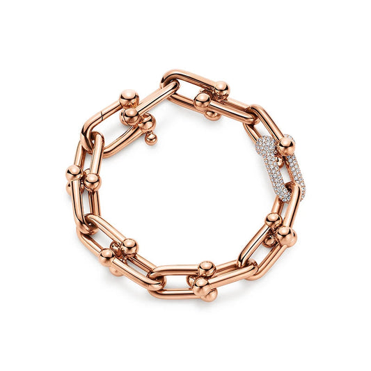 [Kaelin Vow]HARDWEAR-ARMBAND ROSÉGOLD UND SILBER DIAMANT