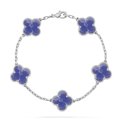 [Kaelin Vow]CLOVER 5 MOTIF BLUE VEINS BRACELET COLLECTION
