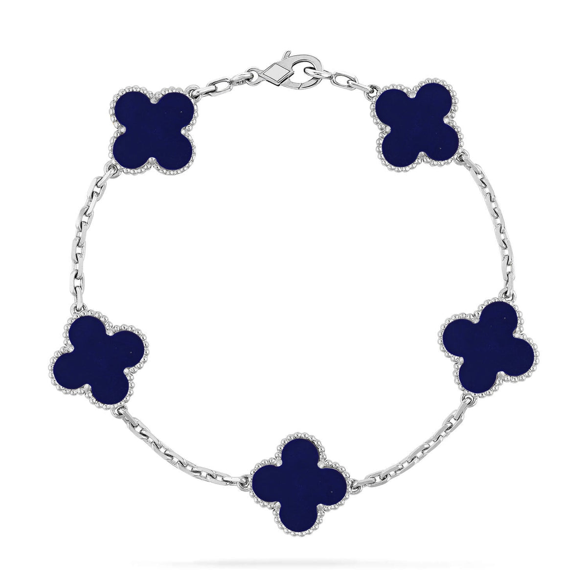 [Kaelin Vow]CLOVER 5 MOTIF LAPIS LAZULI BRACELET COLLECTION