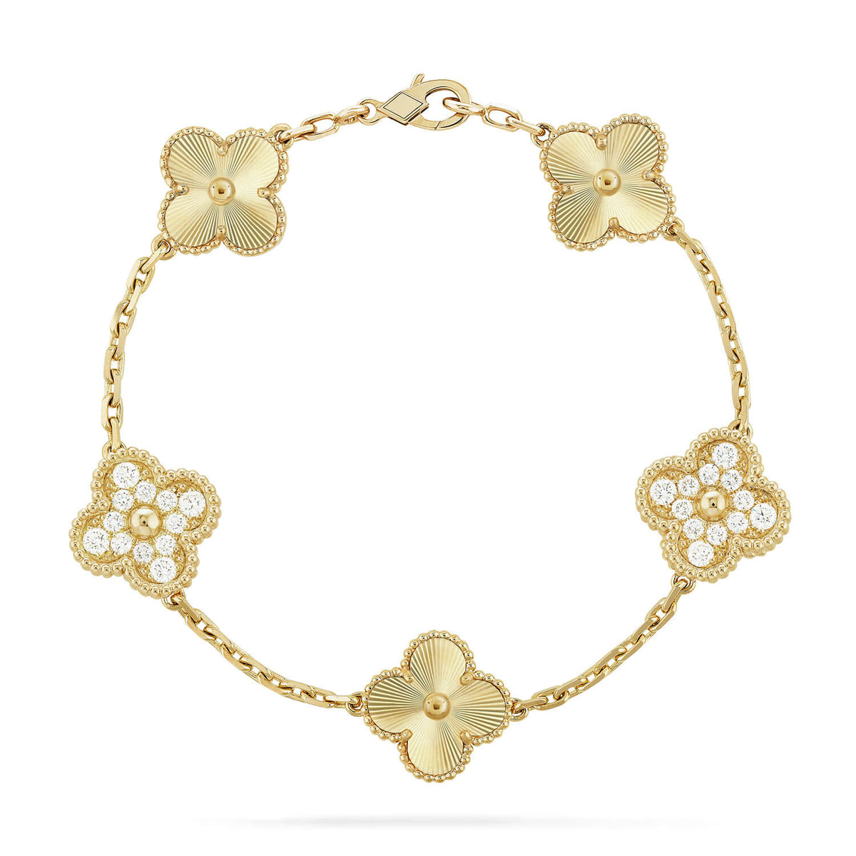 [Kaelin Vow] CLOVER 5 MOTIF LASER BRACELET COLLECTION