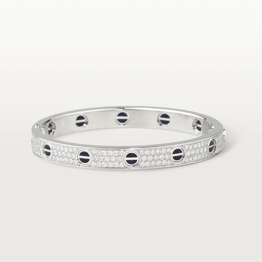 [Kaelin Vow] LOVE-ARMBAND 6,1 MM AUS KERAMIK MIT DIAMANTBESATZ