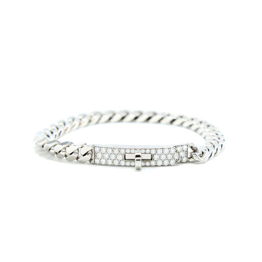 [Kaelin Vow]KELLY KETTENARMBAND AUS SILBER MIT DIAMANTEN
