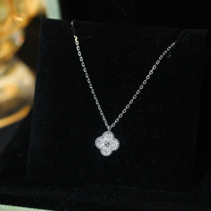 [Kaelin Vow]CLOVER MINI 9.5MM PENDANT DIAMOND NECKLACE
