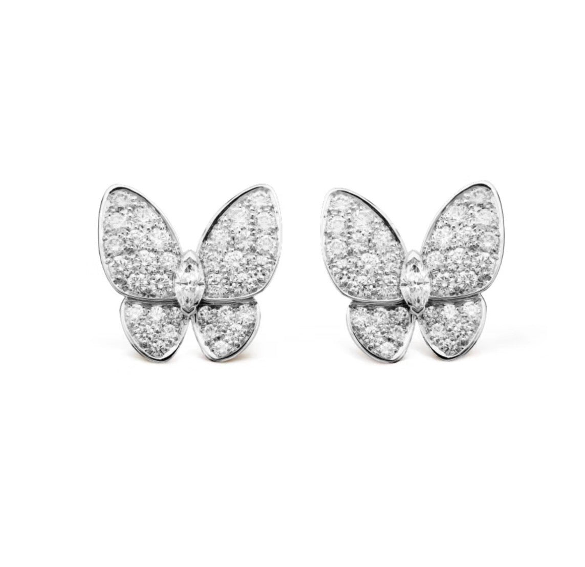 [Kaelin Vow]BUTTERFLY ALL DIAMOND EARRINGS