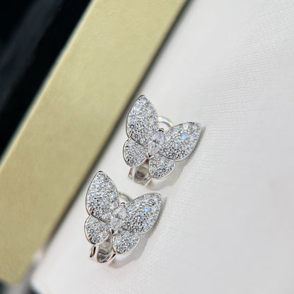 [Kaelin Vow]BUTTERFLY ALL DIAMOND EARRINGS
