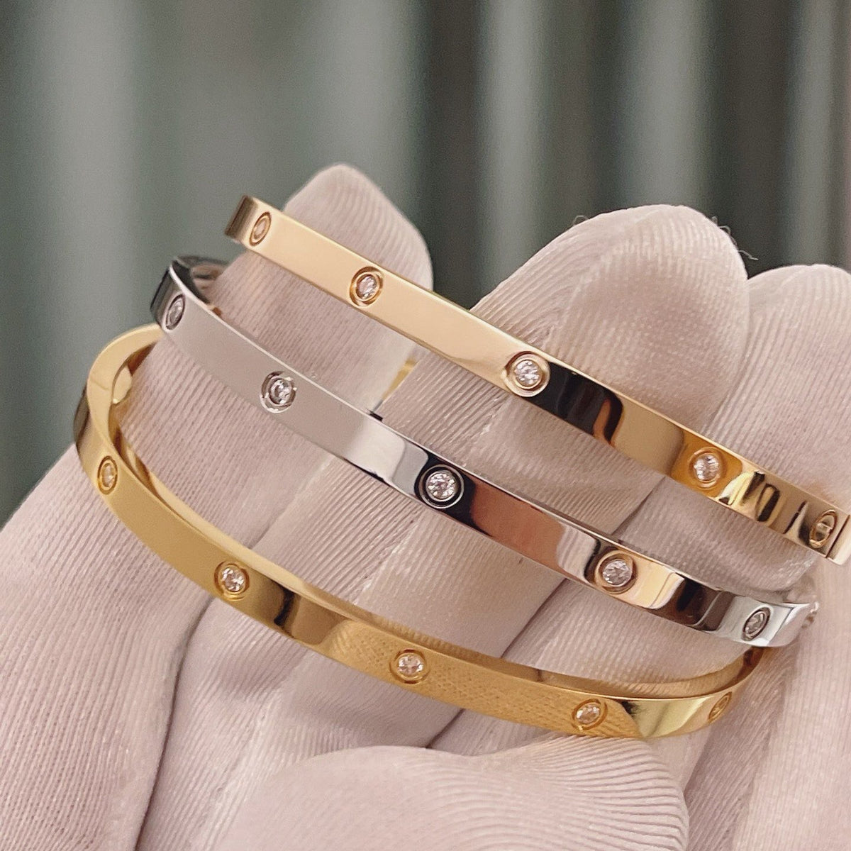 [Kaelin Vow] LOVE-ARMBAND 3,65 MM 10 DIAMANTEN