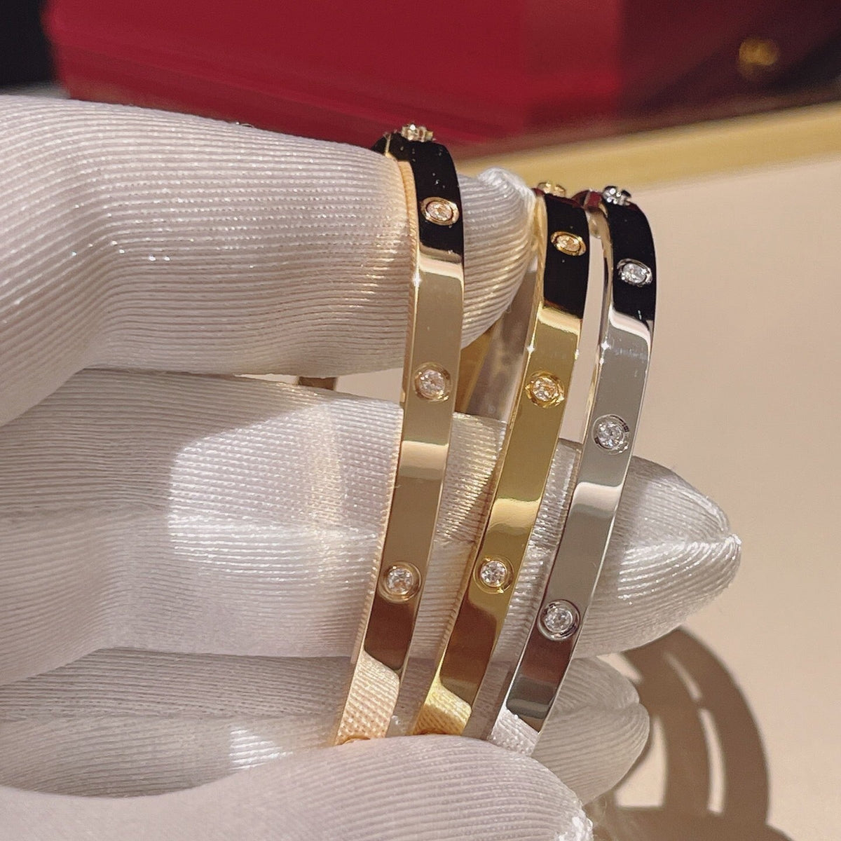 [Kaelin Vow] LOVE-ARMBAND 3,65 MM 10 DIAMANTEN