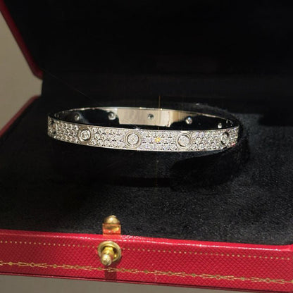 [Kaelin Vow] LIEBESARMBAND 6,1 MM DIAMANTBESETZT 10 GROSSE DIAMANTEN