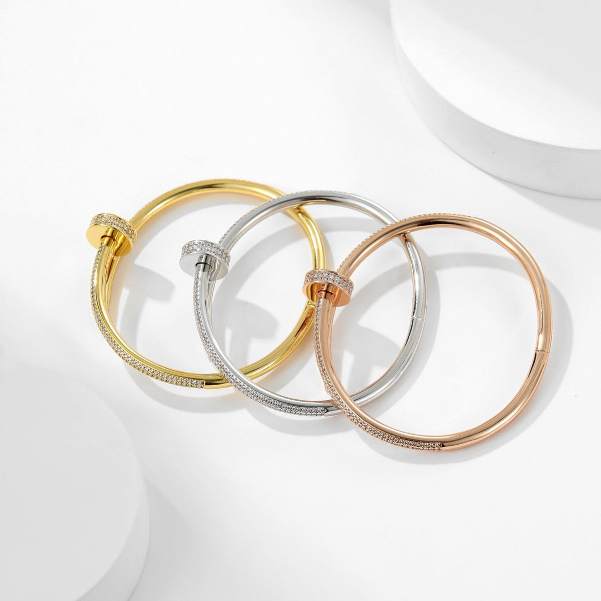 [Kaelin Vow]JUSTE ARMBAND 3,5 MM AUS NUR DIAMANTEN