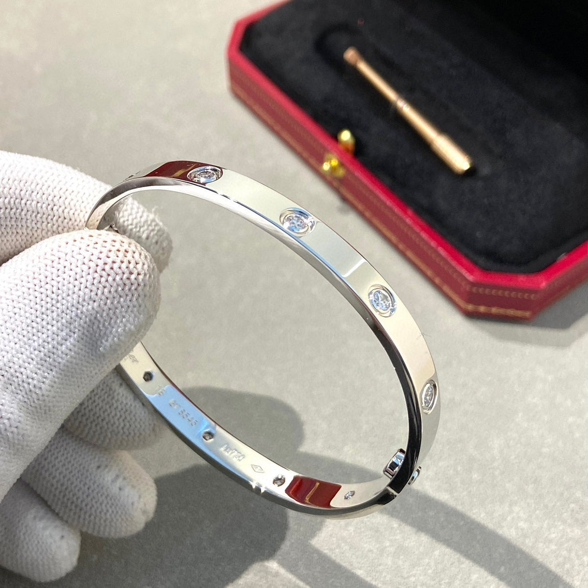 [Kaelin Vow] LOVE-ARMBAND 6,1 MM 10 DIAMANTEN