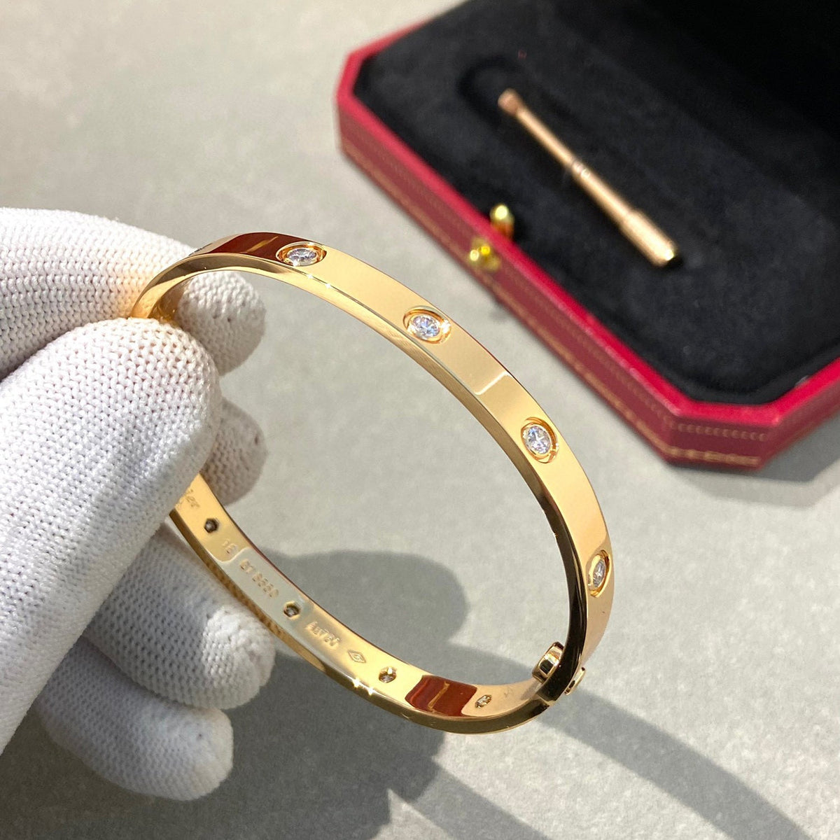 [Kaelin Vow] LOVE-ARMBAND 6,1 MM 10 DIAMANTEN