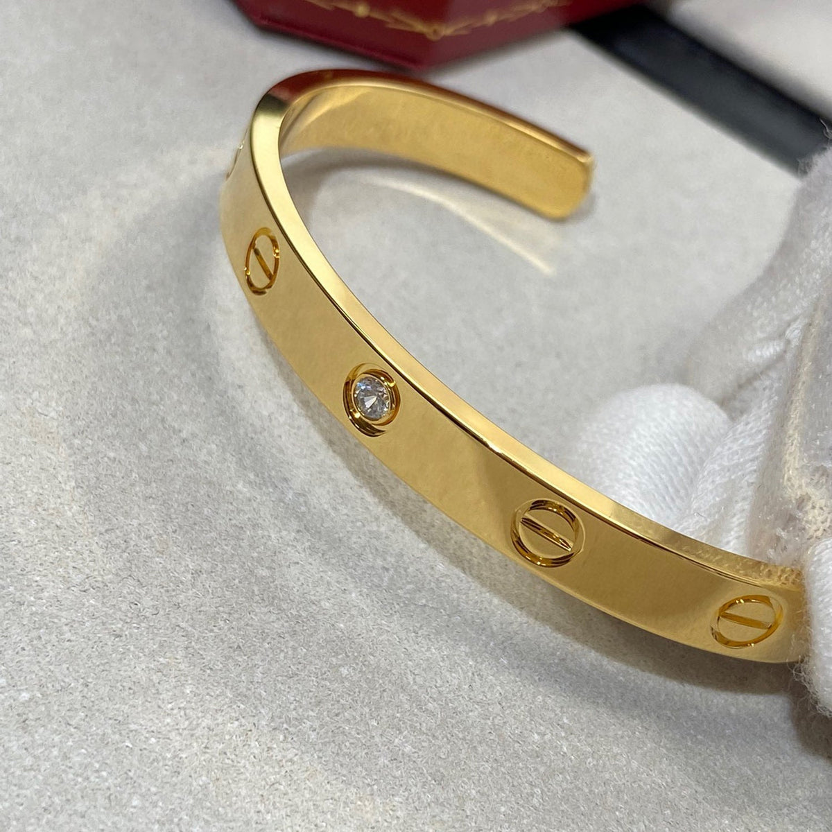 [Kaelin Vow] LOVE-ARMBAND 6,1 MM 1 DIAMANT OFFENER REIF