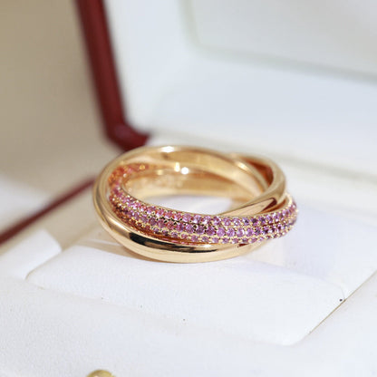 [Kaelin Vow]TRINITY 3.2MM RING PINK DIAMOND