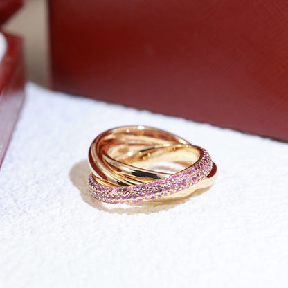 [Kaelin Vow]TRINITY 3.2MM RING PINK DIAMOND