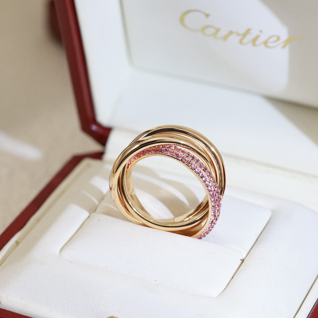[Kaelin Vow]TRINITY 3.2MM RING PINK DIAMOND