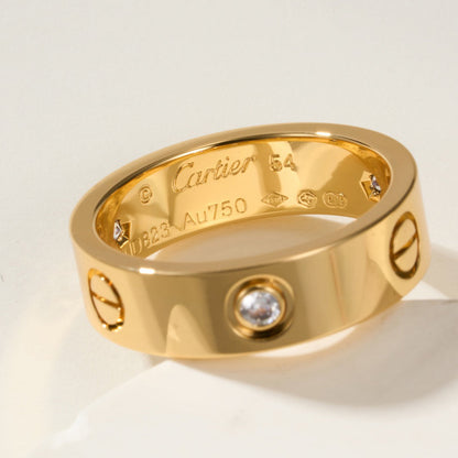 [Kaelin Vow]LOVE 4MM 1 DIAMOND RING
