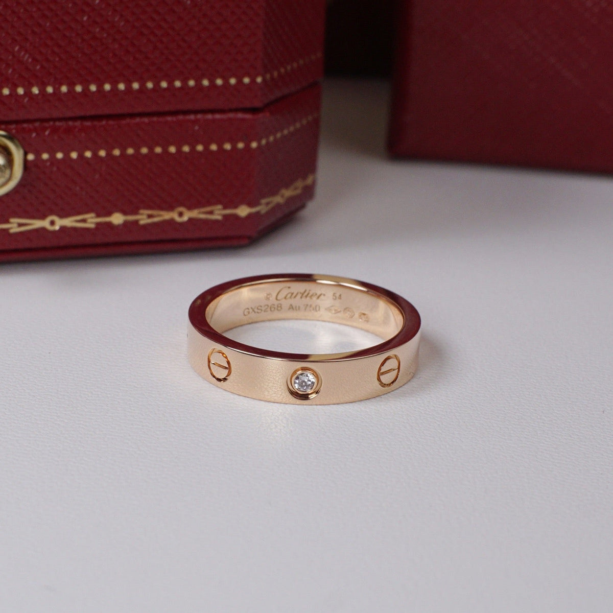 [Kaelin Vow]LOVE 4MM 1 DIAMOND RING