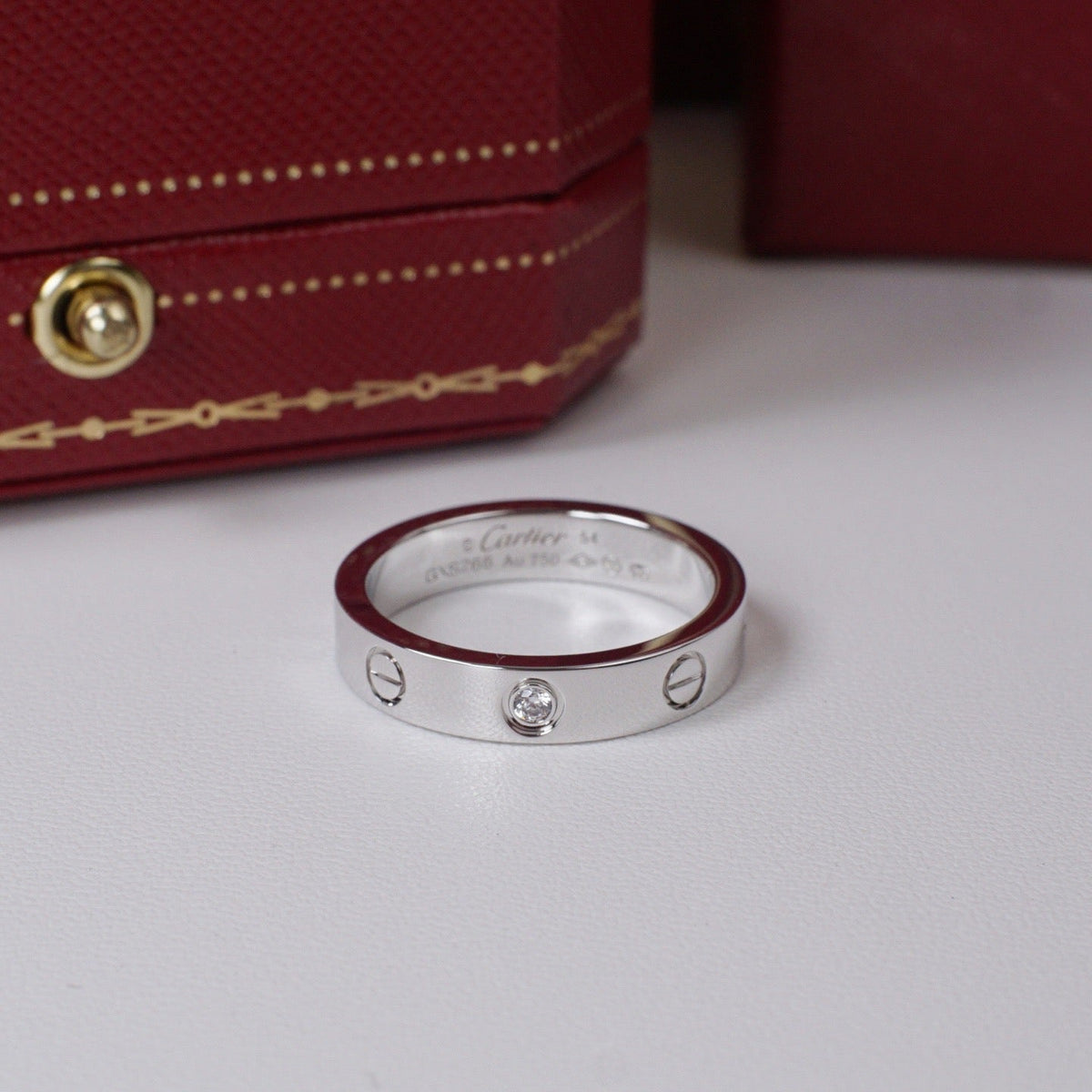 [Kaelin Vow]LOVE 4MM 1 DIAMOND RING