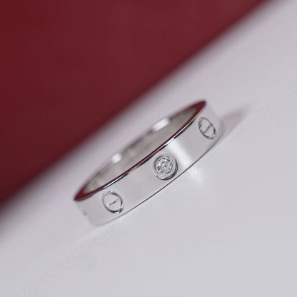 [Kaelin Vow]LOVE 4MM 1 DIAMOND RING