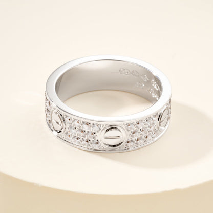 [Kaelin Vow]LOVE RING 5.5MM DIAMONDS PAVED