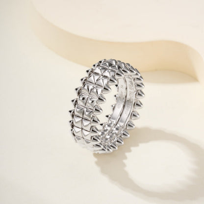 [Kaelin Vow]CLASH 9.2MM DOUBLE ROW RING