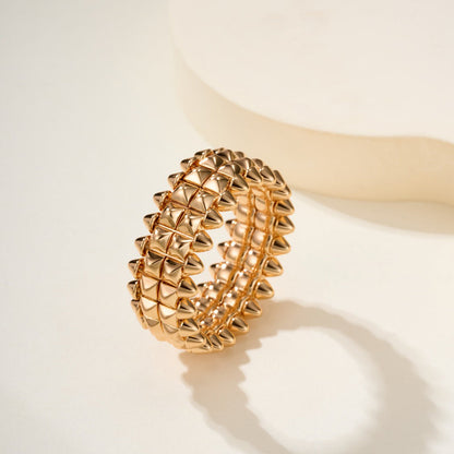 [Kaelin Vow]CLASH 9.2MM DOUBLE ROW RING