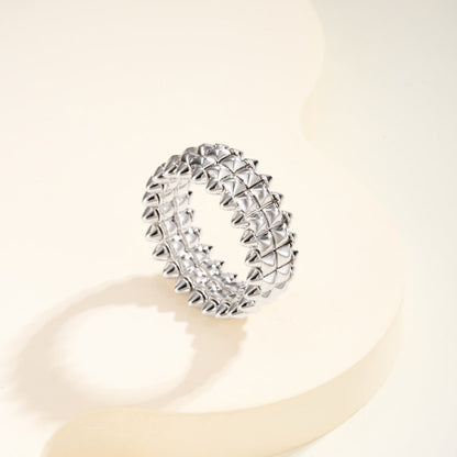 [Kaelin Vow]CLASH 9.2MM DOUBLE ROW RING