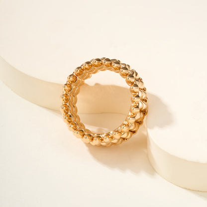 [Kaelin Vow]CLASH 9.2MM DOUBLE ROW RING