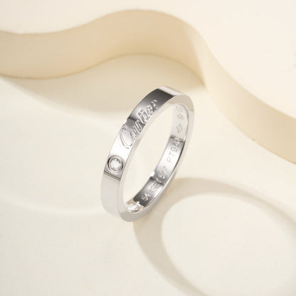 [Kaelin Vow]LOVE RING 4MM 1 DIAMOND