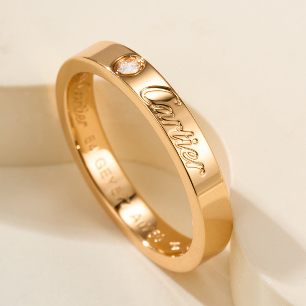 [Kaelin Vow]LOVE RING 4MM 1 DIAMOND