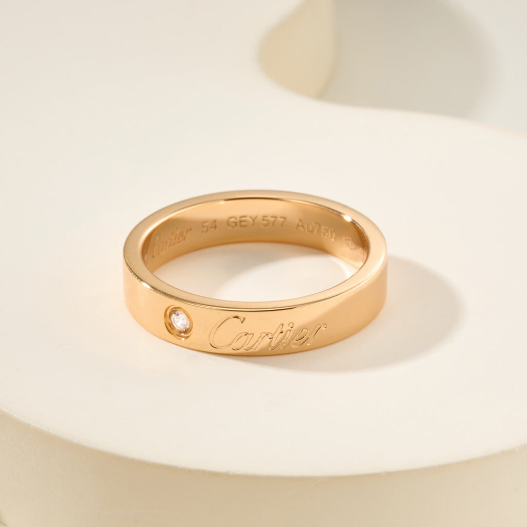 [Kaelin Vow]LOVE RING 4MM 1 DIAMOND