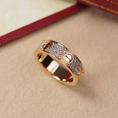 [Kaelin Vow]LOVE RING 5.5MM DIAMONDS PAVED
