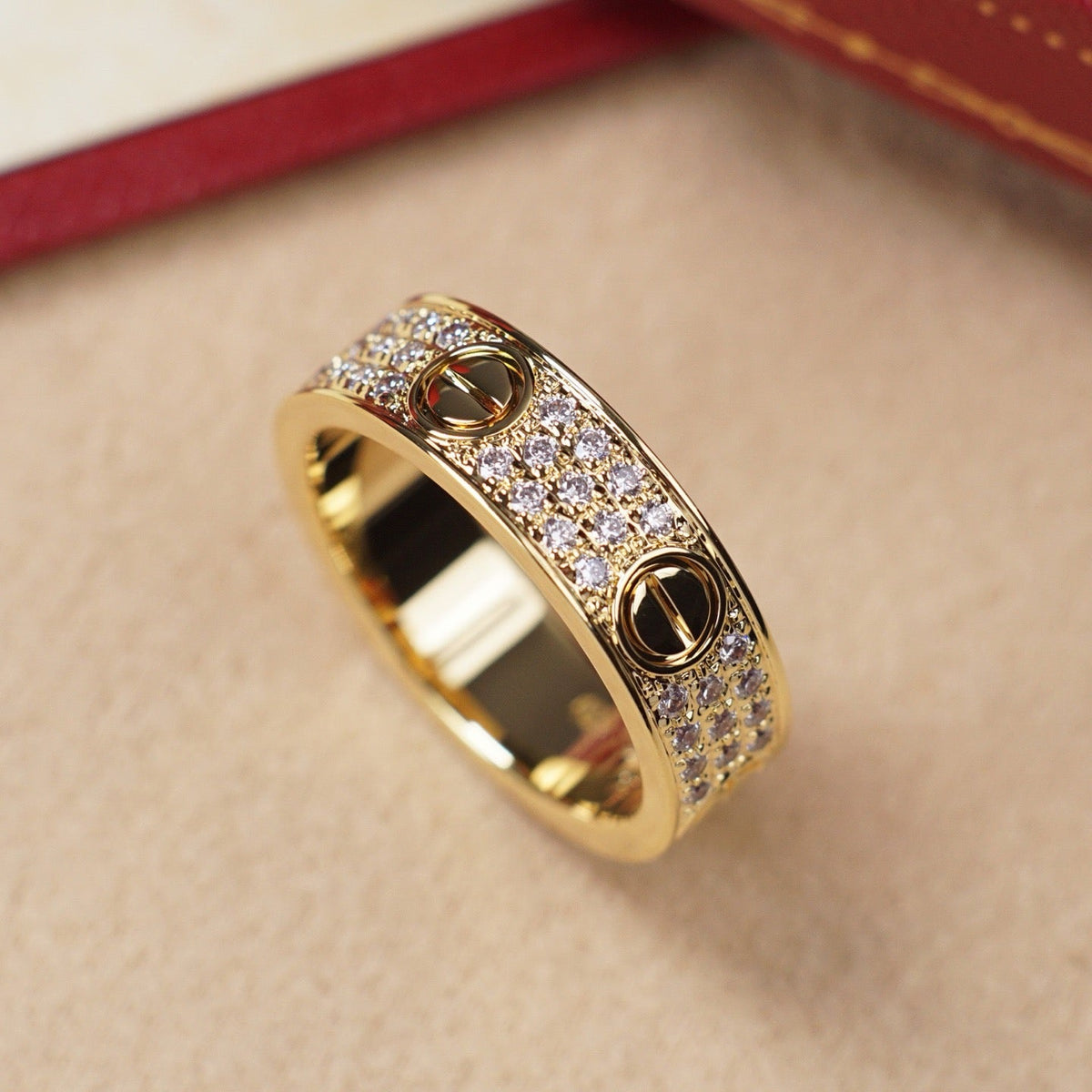 [Kaelin Vow]LOVE RING 5.5MM DIAMONDS PAVED