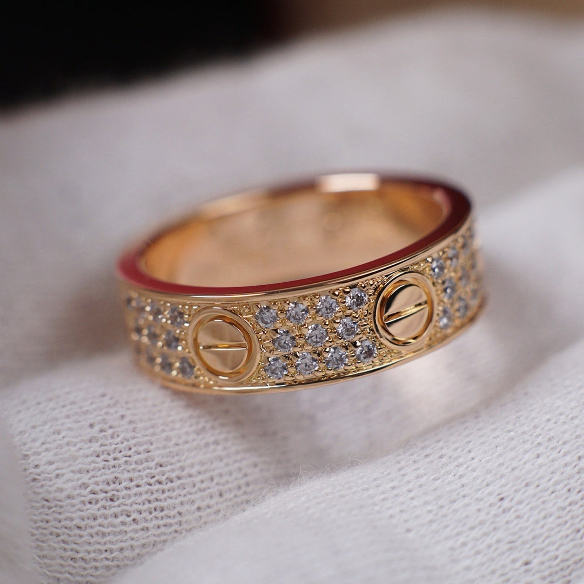 [Kaelin Vow]LOVE RING 5.5MM DIAMONDS PAVED